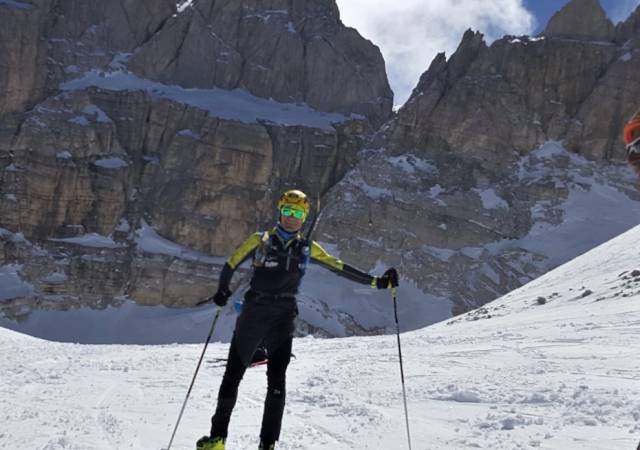 CORNO GRANDE E CALDERONE IN INVERNALE