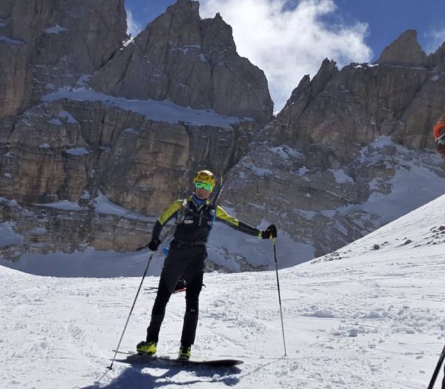 CORNO GRANDE E CALDERONE IN INVERNALE